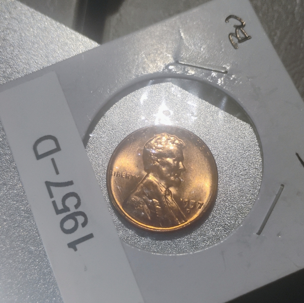 1957-D Lincoln Wheat Penny